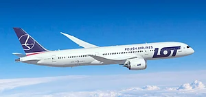 LOT Polish airlines celebrate their 90 year anniversary