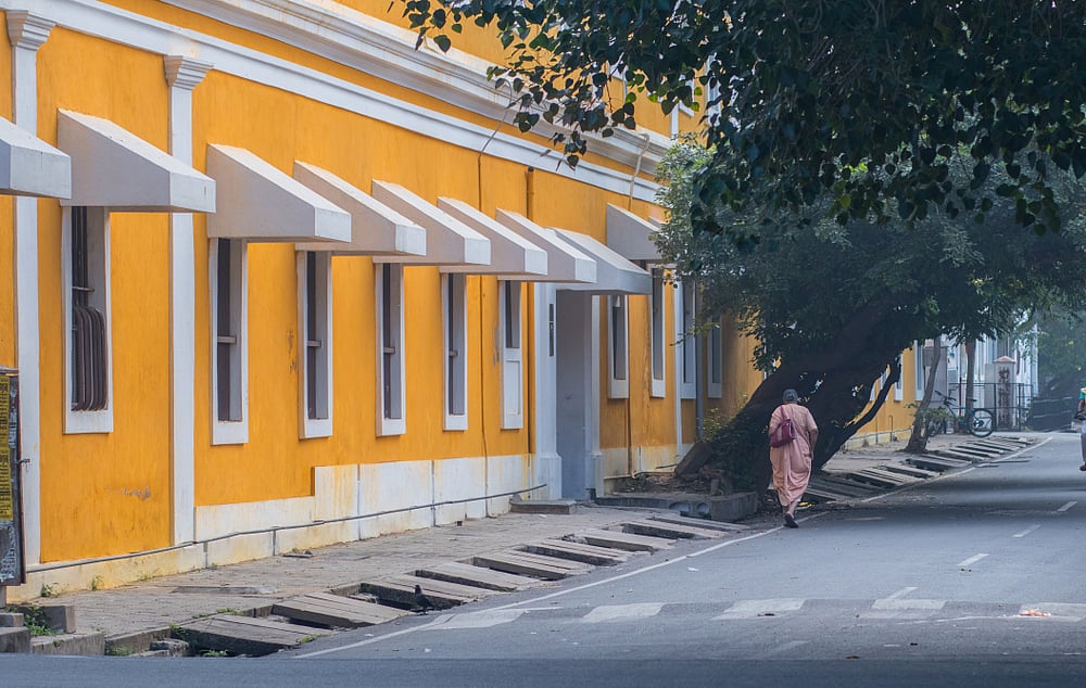 The French quarter in Pondicherry