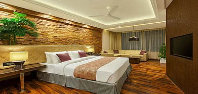 A premier room at the newly opened resort