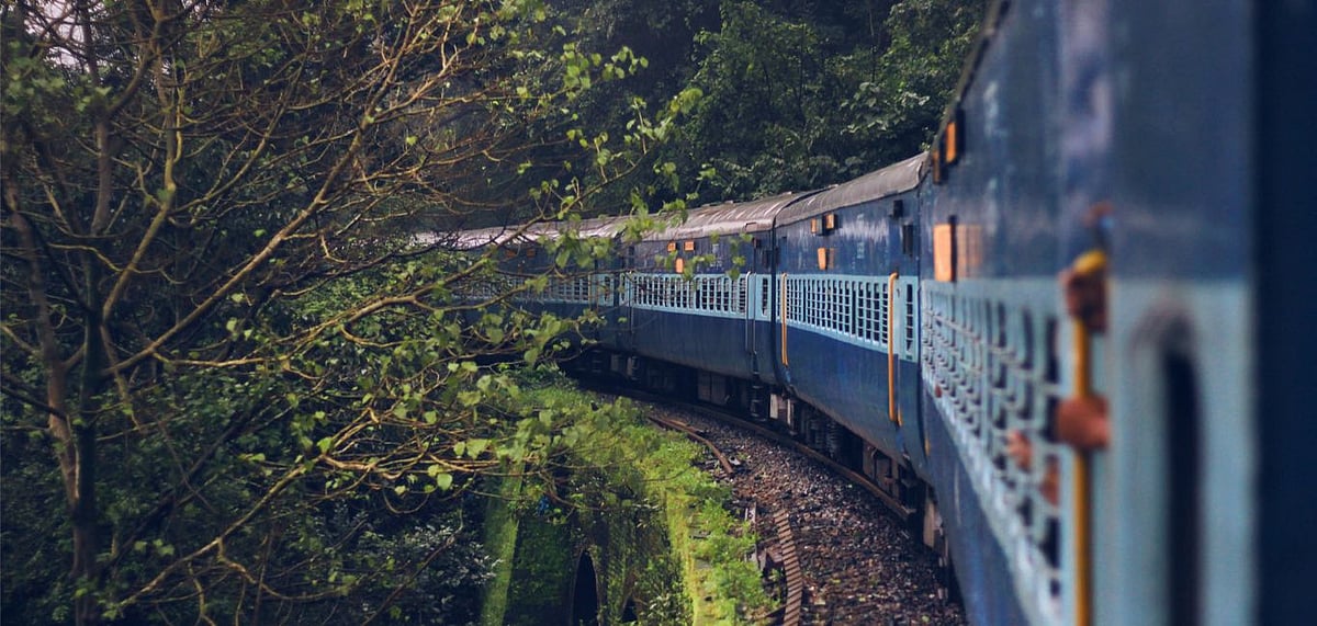 You will have to wait a little longer for this view from a regular passenger train