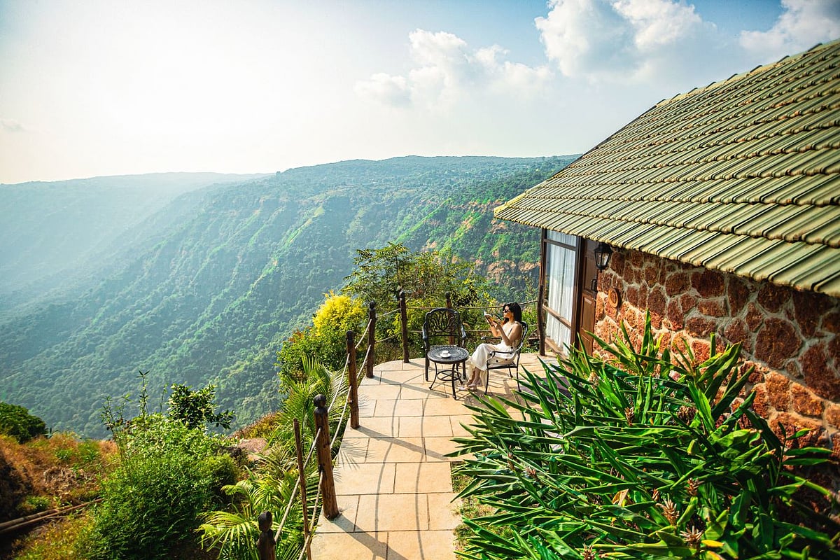 The Shambhalah Resort in Mahabaleshwar overlooks the Sahyadris