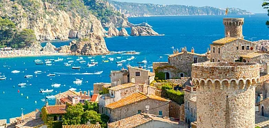 Deposit photos : Tossa de Mar in Costa Brava, Spain