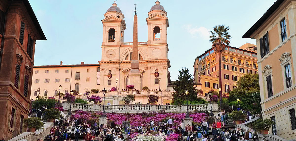 The Spanish Steps in Rome, Italy