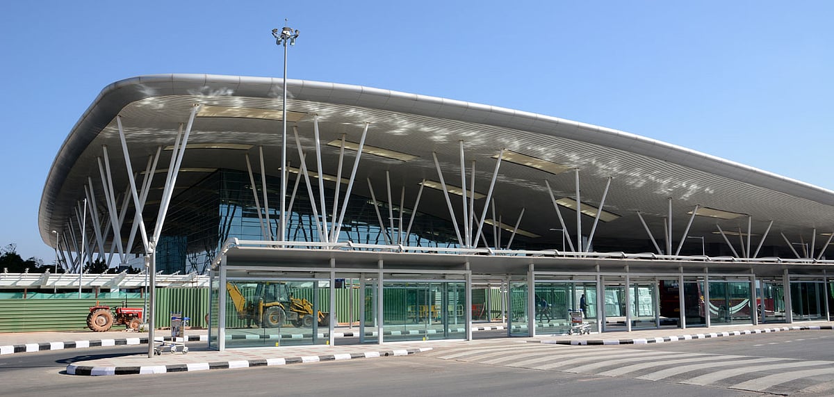 The terminal building of Kempegowda International Airport