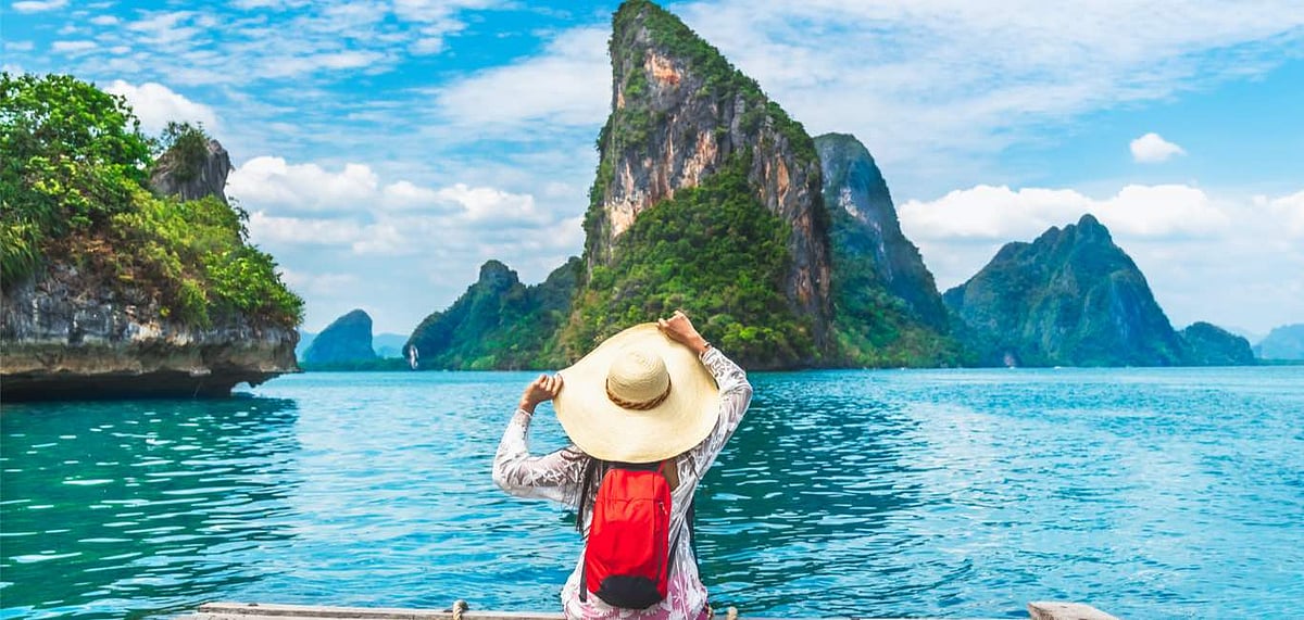 At Phang-Nga Bay in Thailand 