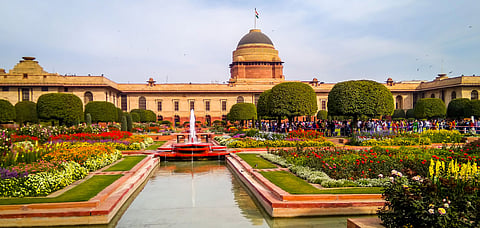 The Mughal Gardens, now known as Amrit Udyan, is open to visitors now