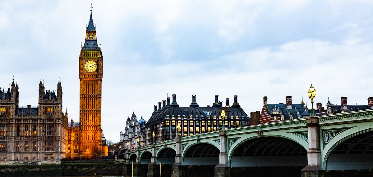 Big Ben and Houses of Parliament in London, UK