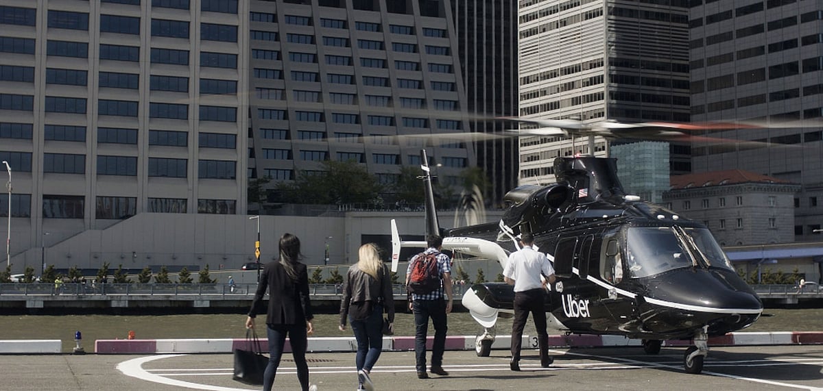 Uber now launches helicopters that are a tap away 