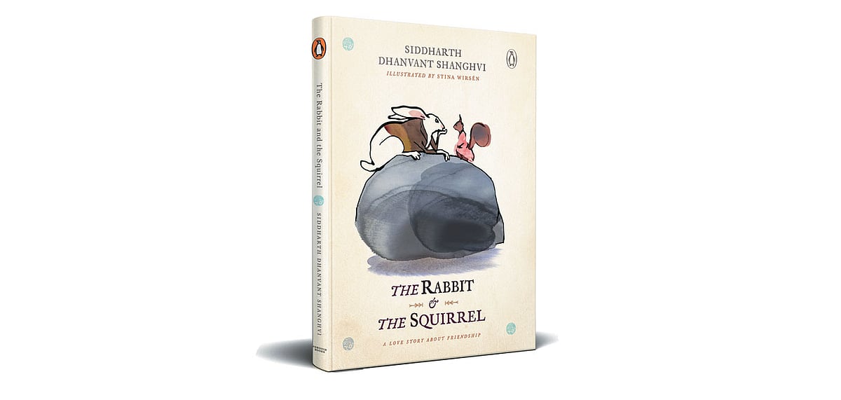 The cover of Siddharth Dhanvant Shanghvis latest book, The Rabbit &The Squirrel A Love Story
