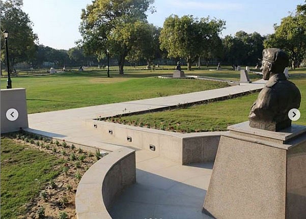 A bronze mural from the National War Memorial