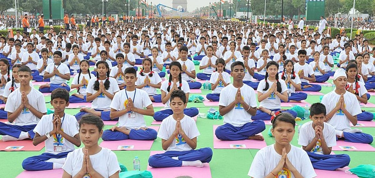 International Yoga Festival will be held at Rishikesh from 1st March to 7th March, 2023.  Credit Wikimedia commons