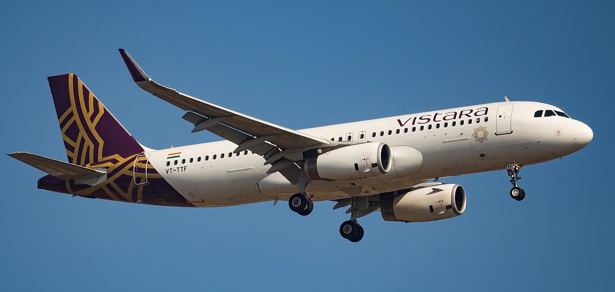 Vistara in flight