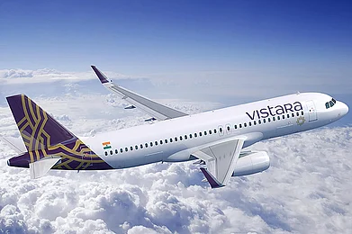 On special arrangement : A Vistara aircraft