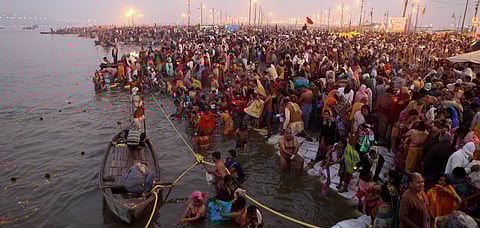 The previous Kumbh Mela saw a footfall of more than 1.5 crore devotees and visitors