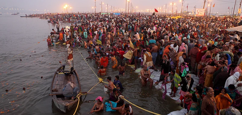 The previous Kumbh Mela saw a footfall of more than 1.5 crore devotees and visitors