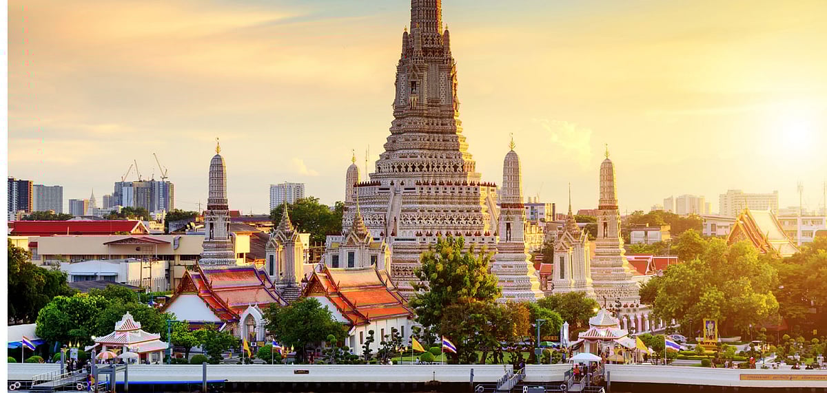 The Wat Arun Temple in Bangkok 