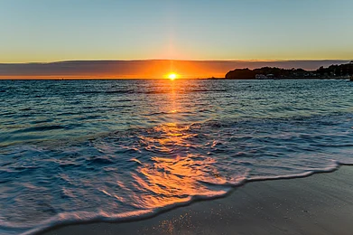 Terigal Beach offers some of the most stunning sunrise and sunsets.