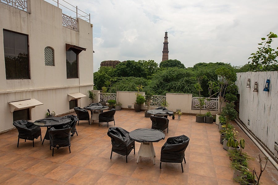 View of a restaurant in Delhi
