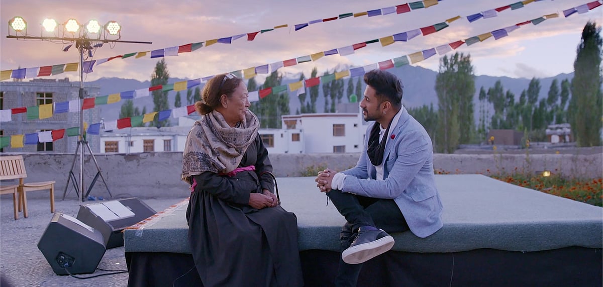 A still from the show Jestination Unknown in Leh, Ladakh