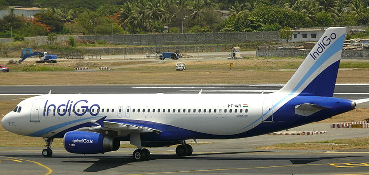 An Indigo flight