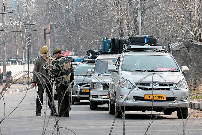 File photo of a security checkpost in Kashmir - Shutterstock