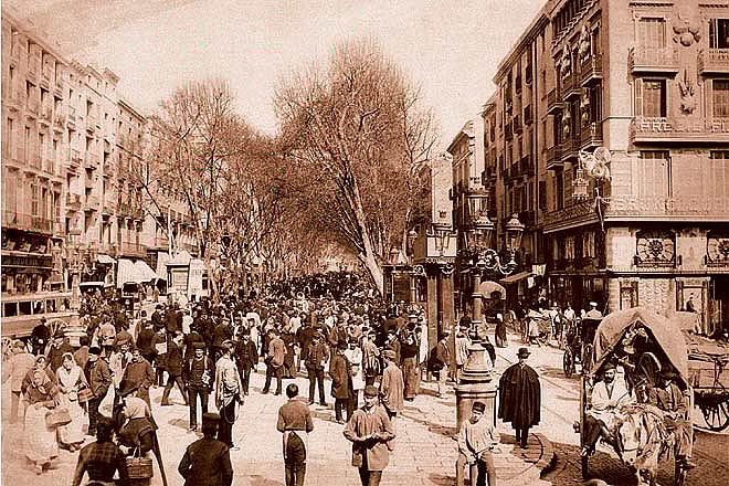 Las Ramblas, C.1900
