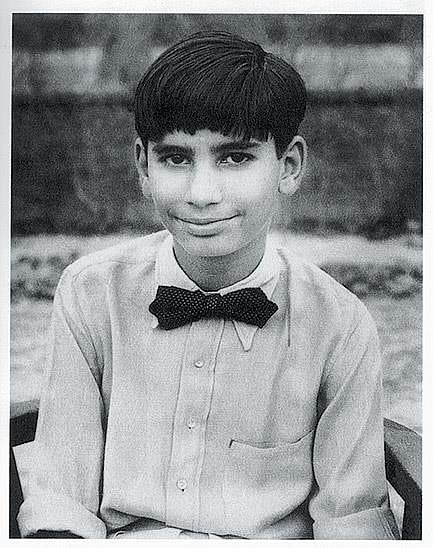 A cherubic Vinod in Lucknow, 1949