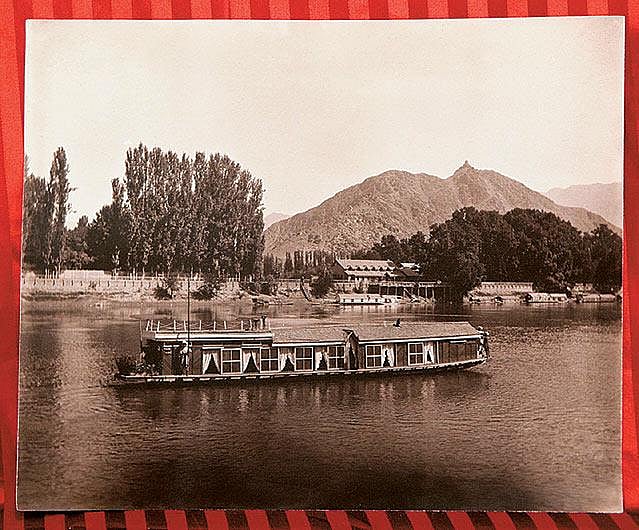 Houseboat in Kashmir Lake