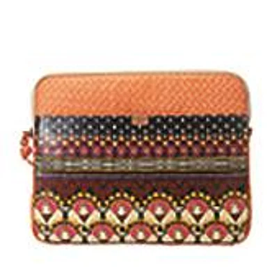 The safari-themed Fossil laptop sleeves