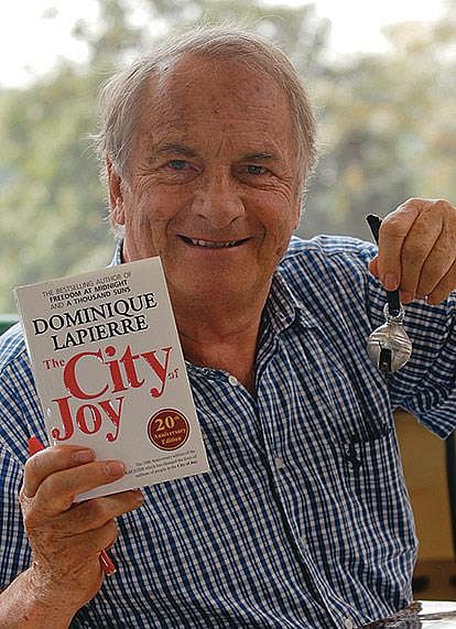 Dominique Lapierre, the author of City of Joy, always carries a tiny bell used by the rickshaw-pullers of Kolkata