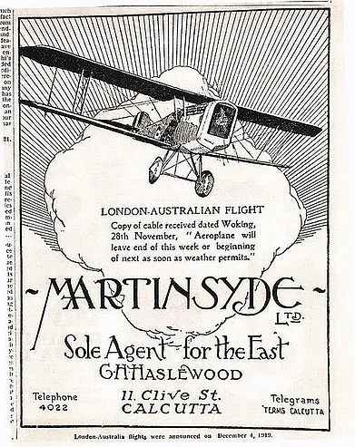 Australia Flight, 1919