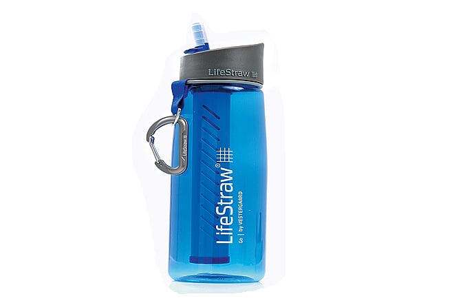 Water purifying water bottle