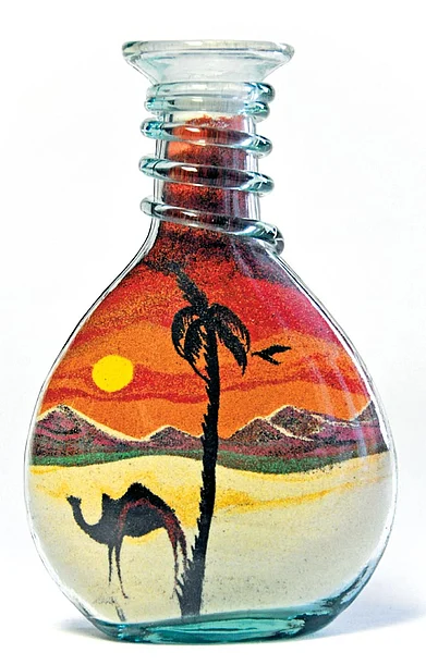 Bottled art from Petra