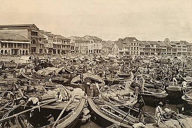 A Sea of Boats, 1910