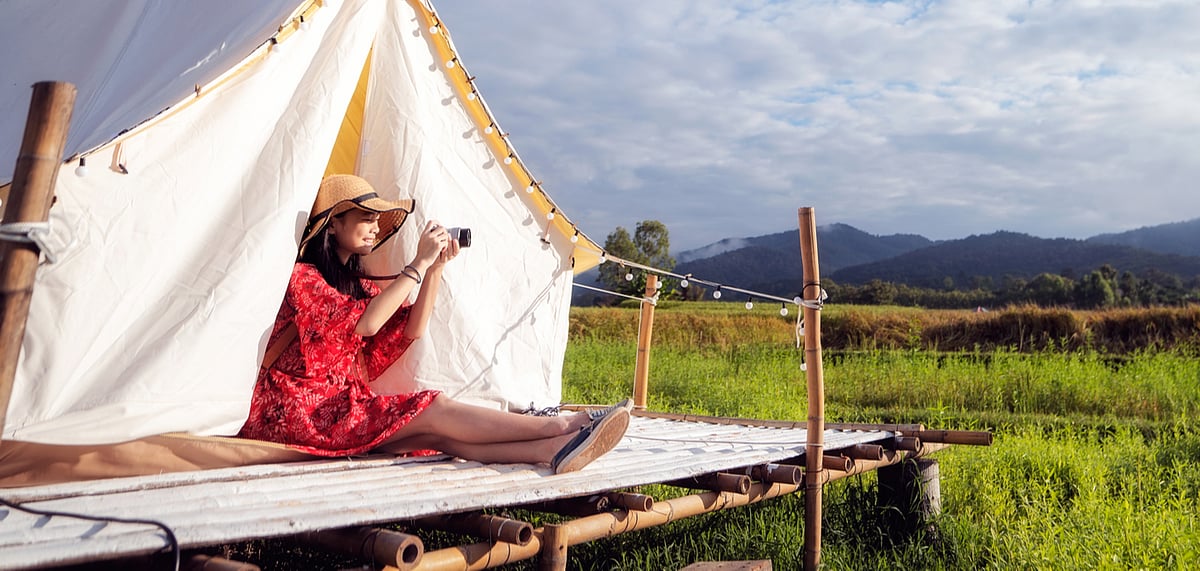 Travellers are opting for unique accommodations, from houseboats to domes to A-frames 