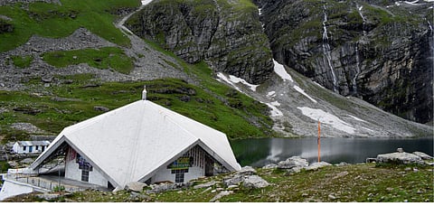 The journey to Hemkund Sahib is completed in two stages