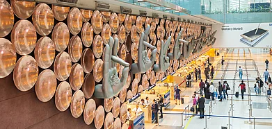 Shutterstock : IGI airport is one of the busiest airports in India