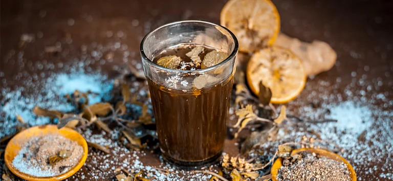 Representative Image Have a cup of hot kahwa inside an igloo - null