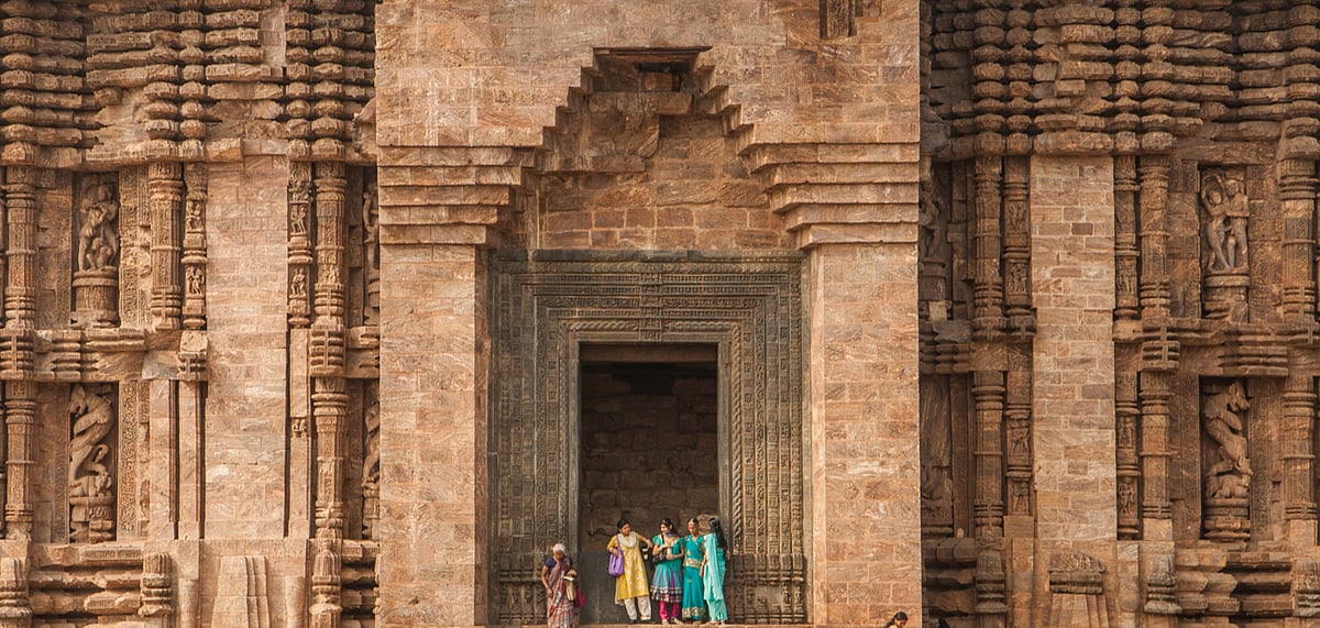 The temple is part of the states Golden Triangle, the other two arms being Bhubaneswar and Puri.