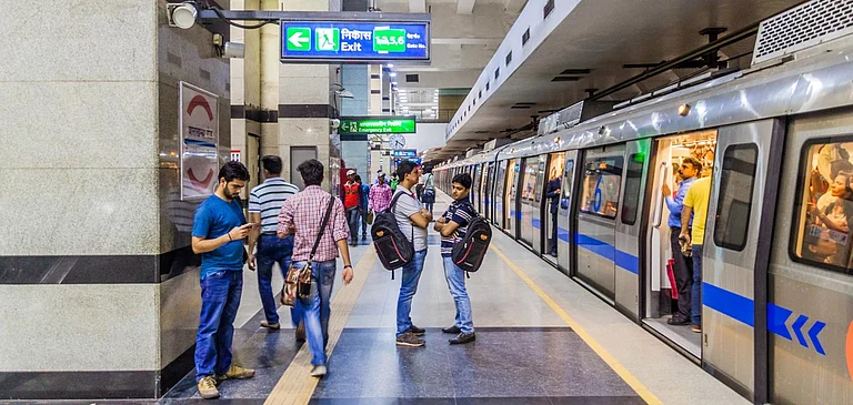 (Representational Image) The train that launched Delhi Metro in 2002 returns to the tracks to mark 23 years of service - Shutterstock