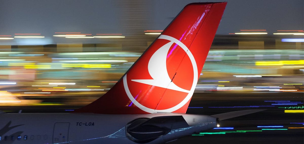 A Turkish Airlines Airbus A330 passenger plane