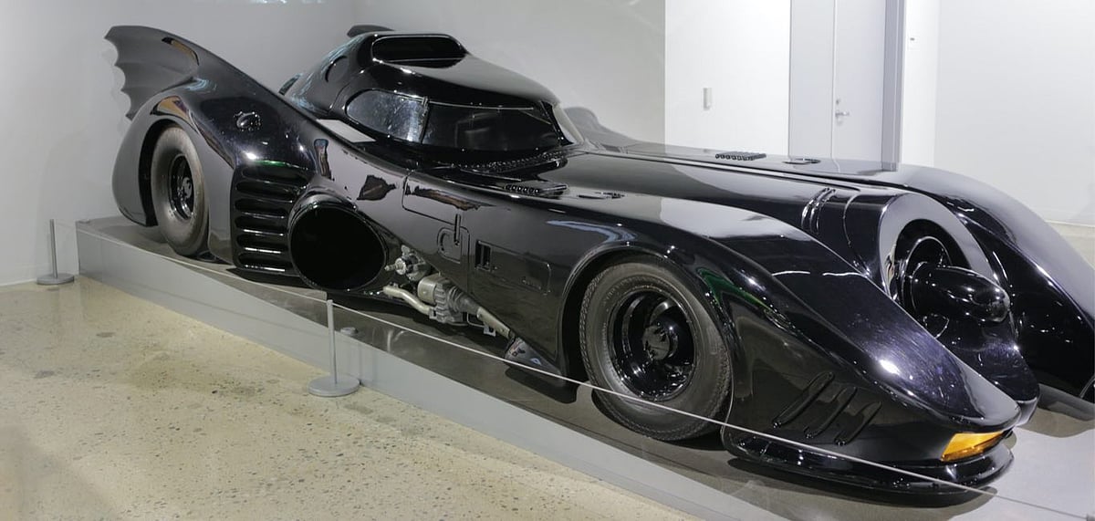 The Batmobile replica with a 1965 Ford Design as Base