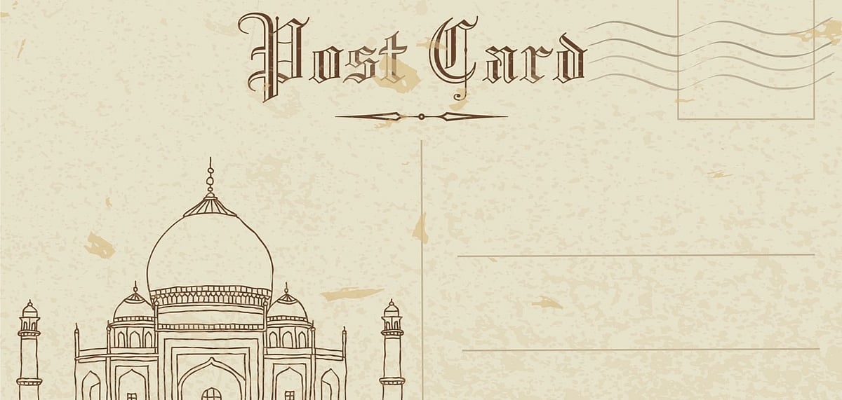 Representative Image Contemporary Indian postcards