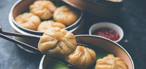 There are a wide range of momo available at Delhi's Majnu Ka Tilla