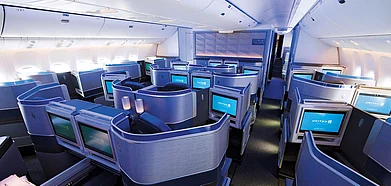 United Airlines business class