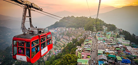 The airport is the access point to several popular destinations in the Eastern Himalayas such as Gangtok.