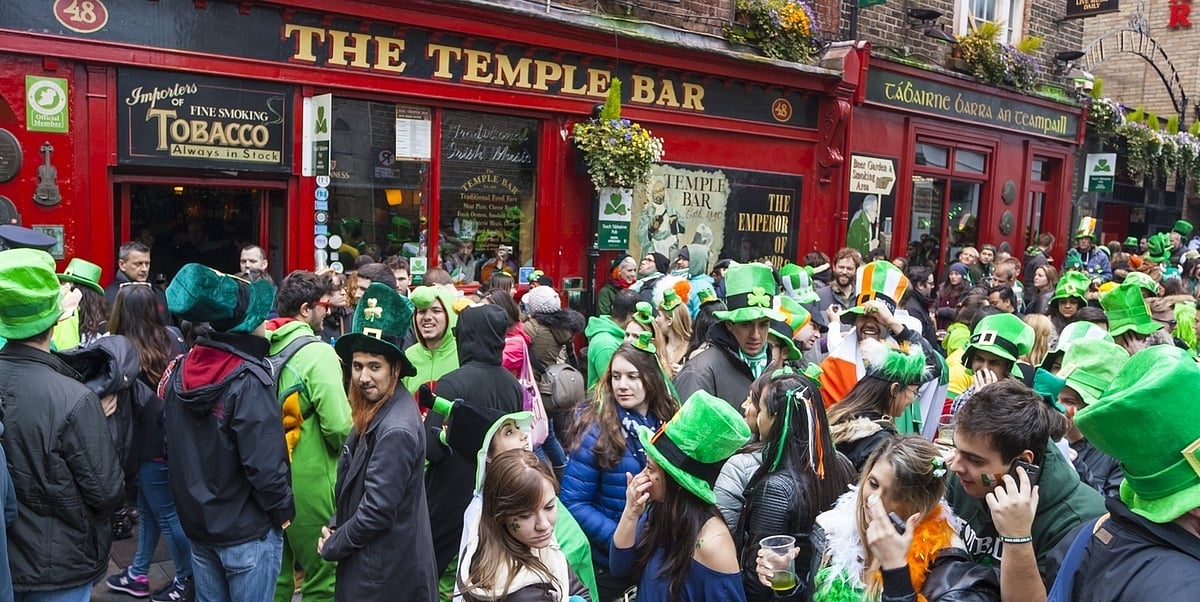 St Patricks Day Celebrations at The Temple Bar