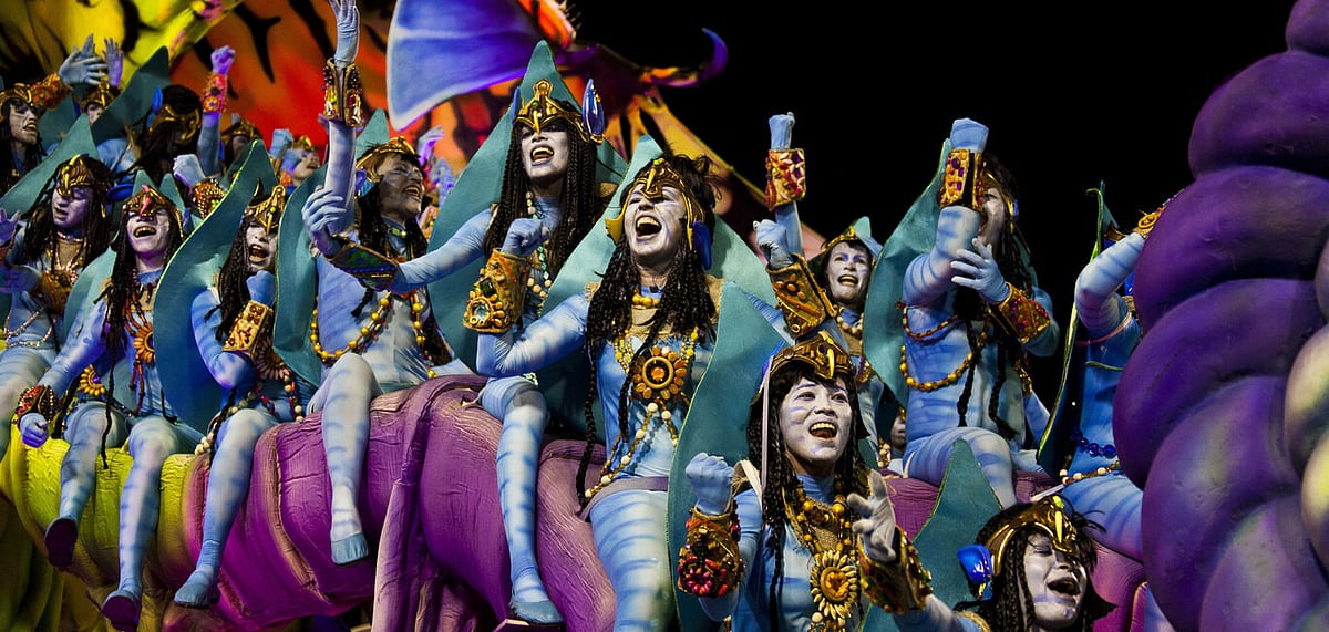 Around 2 million people take to the streets during the carnival