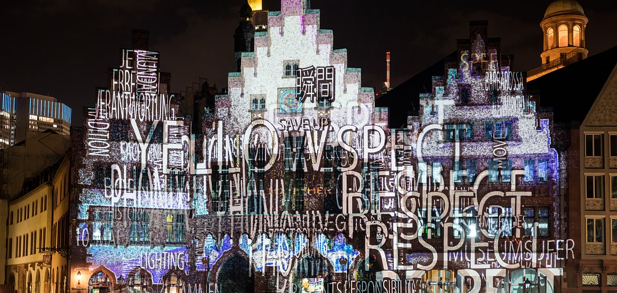 Illuminated Roemer at the Luminale 2018