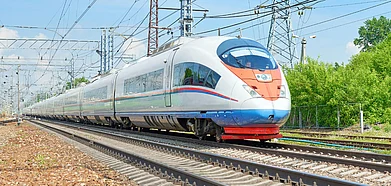 A representational image of the semi high-speed trains
